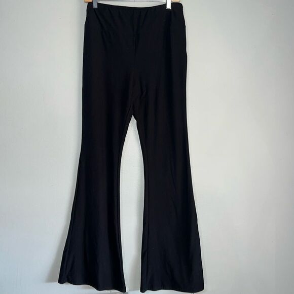 Womens Flare Pants Bell Bottom High Rise Juniors L 11-13 - Picture 2 of 7